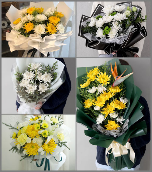 江苏连云港灌南县堆沟港镇腰庄村白事花束代送